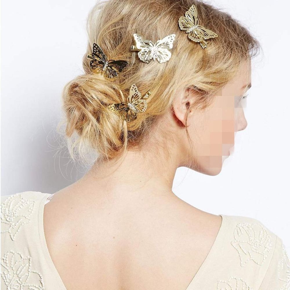 Butterfly aesthetic Cute Metal Butterfly  Hair Clips